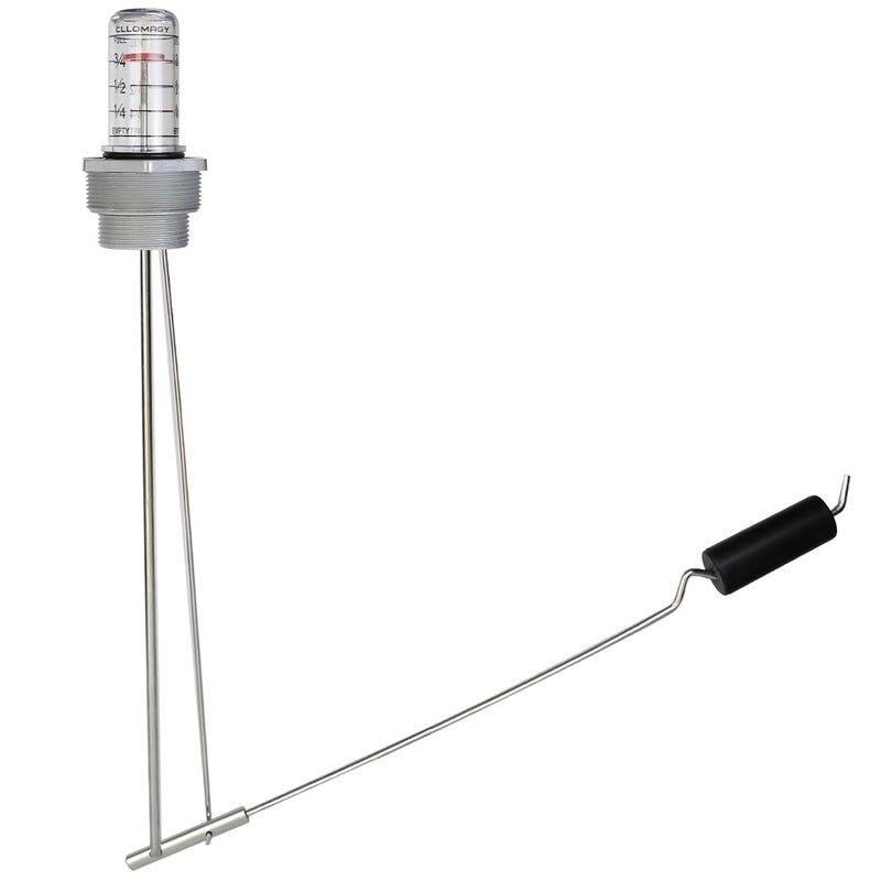 CLLOMAGY Oil Tank Gauge Fuel Oil Tank Level Gauge,Float Level Measure Compatible with Scully Signal Corp's Scul-Tel & for Intelli-Tank (Vertical) Depth from 42" to 44" Diameter,1-1/2" and 2" Male NPT Thread - Image 1